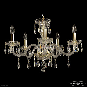 Хрустальная подвесная люстра Bohemia IVELE Crystal 117/5/195 G