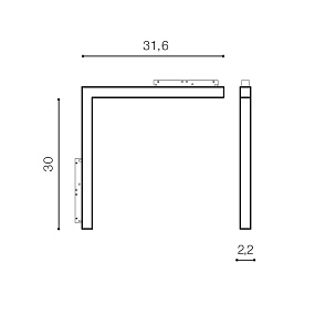 Трековый LED светильник для магнитного трека Azzardo Saga Track Magnetic AZ4618