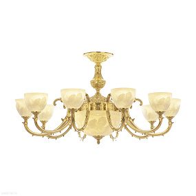 Большая люстра Bohemia IVELE Crystal Verona 72209P/10/300 G P1 U Angel
