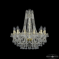 Хрустальная подвесная люстра Bohemia IVELE Crystal 1409/12/195/h-63 G