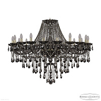 Большая хрустальная люстра Bohemia IVELE Crystal 1415/20/400 G M731