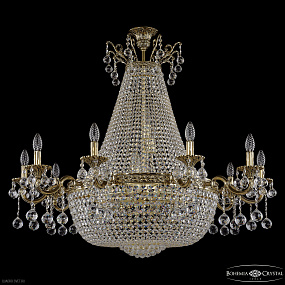Большая хрустальная люстра Bohemia IVELE Crystal 2228H201/10/106IV/Y1 GB