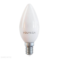 Лампа светодиодная Voltega E14 7W 4000К матовая VG2-C37E14cold7W 7049