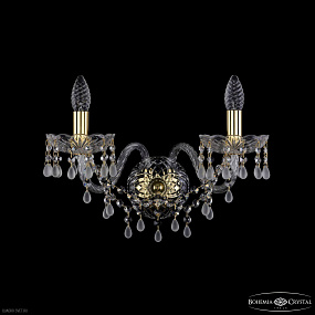 Бра с хрусталем Bohemia IVELE Crystal 1410B/2/195/XL G V0300