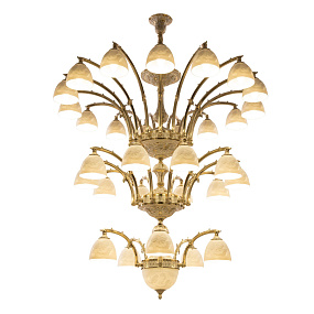 Большая люстра Bohemia Ivele Crystal Verona 72111P/5+10+15/420 GW P1 D Angel