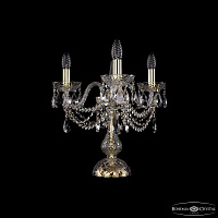 Хрустальная настольная лампа Bohemia IVELE Crystal 1406L/3/141-39/G