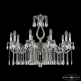 Подвесная хрустальная люстра Bohemia Ivele Crystal Verona 72301/10/300 A NB