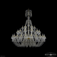 Большая хрустальная люстра Bohemia IVELE Crystal 1410/24+12+6/530/XL-167 G V0300