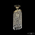 Хрустальный подвесной светильник Bohemia IVELE Crystal 19203/25IV G