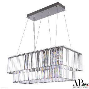 Большая хрустальная светодиодная люстра APL LED Sicilia SH11.92.C.Ni.4000