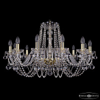Хрустальная подвесная люстра Bohemia IVELE Crystal 1402/12/300 G Balls