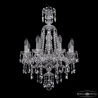 Хрустальная подвесная люстра Bohemia IVELE Crystal 1415/8/165/XL-70 Ni
