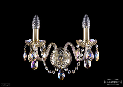 Бра хрустальное Bohemia IVELE Crystal 1402B/2/141G/M701