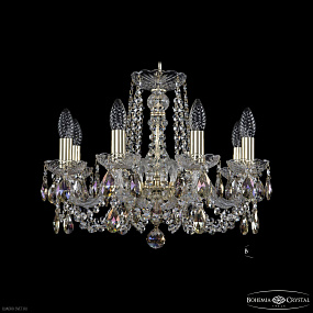 Хрустальная подвесная люстра Bohemia IVELE Crystal 1402/8/160 G K801