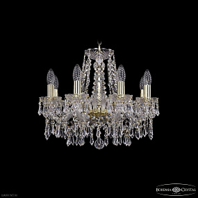 Хрустальная подвесная люстра Bohemia IVELE Crystal 1403/8/160 G
