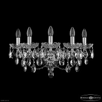 Бра хрустальное Bohemia IVELE Crystal 1415B/5/200/XL Ni