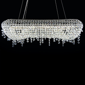 Хрустальная потолочная светодиодная люстра APL LED Rimini S504.0.60.F.3000