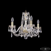 Хрустальная подвесная люстра Bohemia IVELE Crystal 1402/4/160/G
