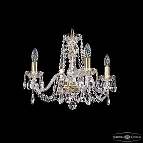 Хрустальная подвесная люстра Bohemia IVELE Crystal 1402/4/160/G
