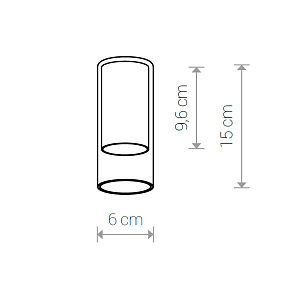 Плафон Nowodvorski Cameleon Cylinder S 8544