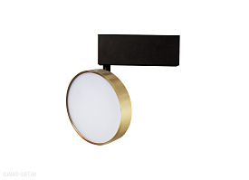 Трековый светодиодный светильник для магнитного шинопровода Donolux Moon DL18791/Brass 12W