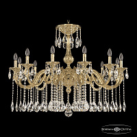 Большая хрустальная люстра Bohemia Ivele Crystal Florence 71101/12/360 A G