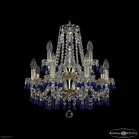 Хрустальная подвесная люстра Bohemia IVELE Crystal 1410/8+4/160/2d G V3001