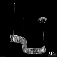Хрустальная подвесная светодиодная люстра APL LED Sicilia SH22.80.A.Ni.4000.TK