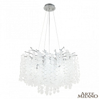 Подвесная хрустальная люстра Arte Milano 239801/D600/8/C Cr