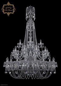 Большая хрустальная люстра Bohemia Art Classic 11.11.20+10+5.400.3d.XL-170.Cr.Sp