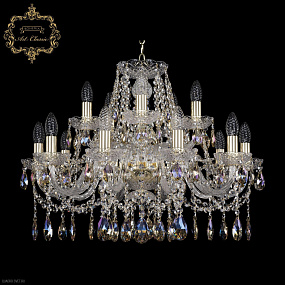 Хрустальная подвесная люстра Bohemia Art Classic 11.12.10+5.240.Gd.Sp.K801