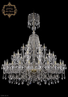Большая хрустальная люстра Bohemia Art Classic 11.25.24+12+6.530.XL-172.Gd.Sp