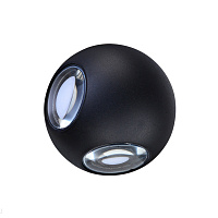 Уличный настенный светодиодный светильник Donolux Lumin DL18442/14 Black R Dim