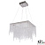 Хрустальная подвесная светодиодная люстра APL LED Sicilia SH04.42.D.Ni.4000