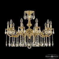 Подвесная хрустальная люстра Bohemia Ivele Crystal Verona 72101/10/250 A G