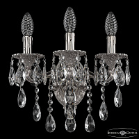 Бра с хрусталем Bohemia Ivele Crystal Verona 7202B11/3/125 B Ni