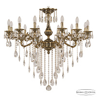 Большая хрустальная люстра Bohemia Ivele Crystal Verona 72106/12/350 B GB