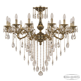 Большая хрустальная люстра Bohemia Ivele Crystal Verona 72106/12/350 B GB