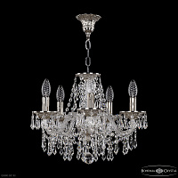 Хрустальная подвесная люстра Bohemia IVELE Crystal 16203/5/141 Ni