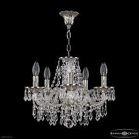 Хрустальная подвесная люстра Bohemia IVELE Crystal 16203/5/141 Ni