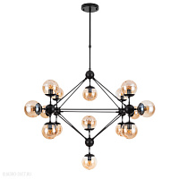 Большая люстра Arte Lamp BOLLA A1664SP-15BK