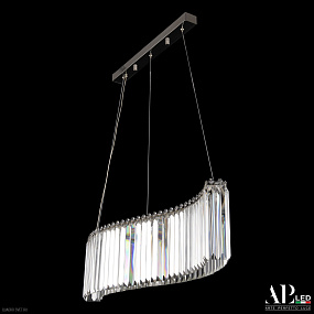 Большая хрустальная светодиодная люстра APL LED Sicilia SH12.80.A.Ni.4000
