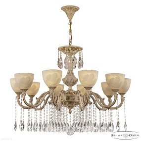 Большая хрустальная люстра Bohemia IVELE Crystal AL78101/10/300 A WMG P1 U Angel