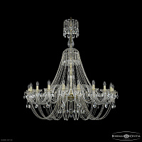 Большая хрустальная люстра Bohemia IVELE Crystal 1406/20/460/XL-146 G