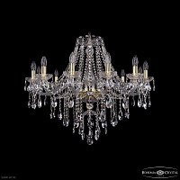 Хрустальная подвесная люстра Bohemia IVELE Crystal 1415/12/300 G