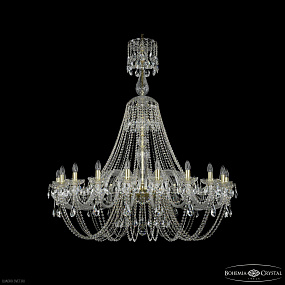 Большая хрустальная люстра Bohemia IVELE Crystal 1406/20/460/XL-146 G