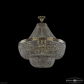 Хрустальная подвесная люстра Bohemia IVELE Crystal 19101/H1/80IV GB