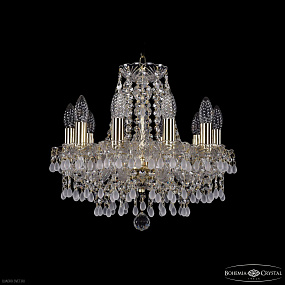 Хрустальная подвесная люстра Bohemia IVELE Crystal 1410/10/141 G V0300