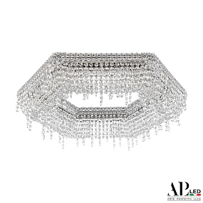 Хрустальная потолочная светодиодная люстра APL LED Rimini S506.0.60.B.3000