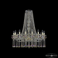 Большая хрустальная люстра Bohemia IVELE Crystal 1413/16/300/h-93 G K801